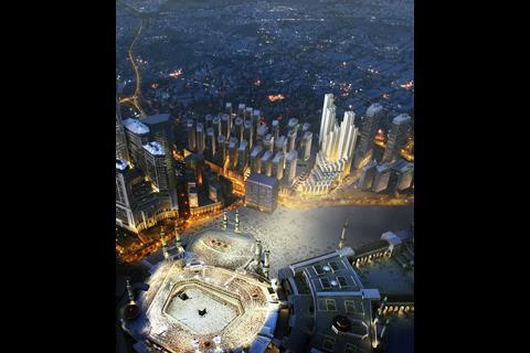 Foster + Partners Mecca hotel proposals for the Jabar Omar Development Company